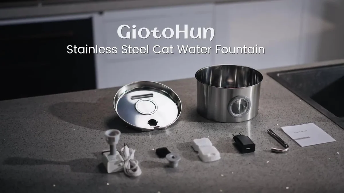 GIOTOHUN：不锈钢宠物饮水机主图视频