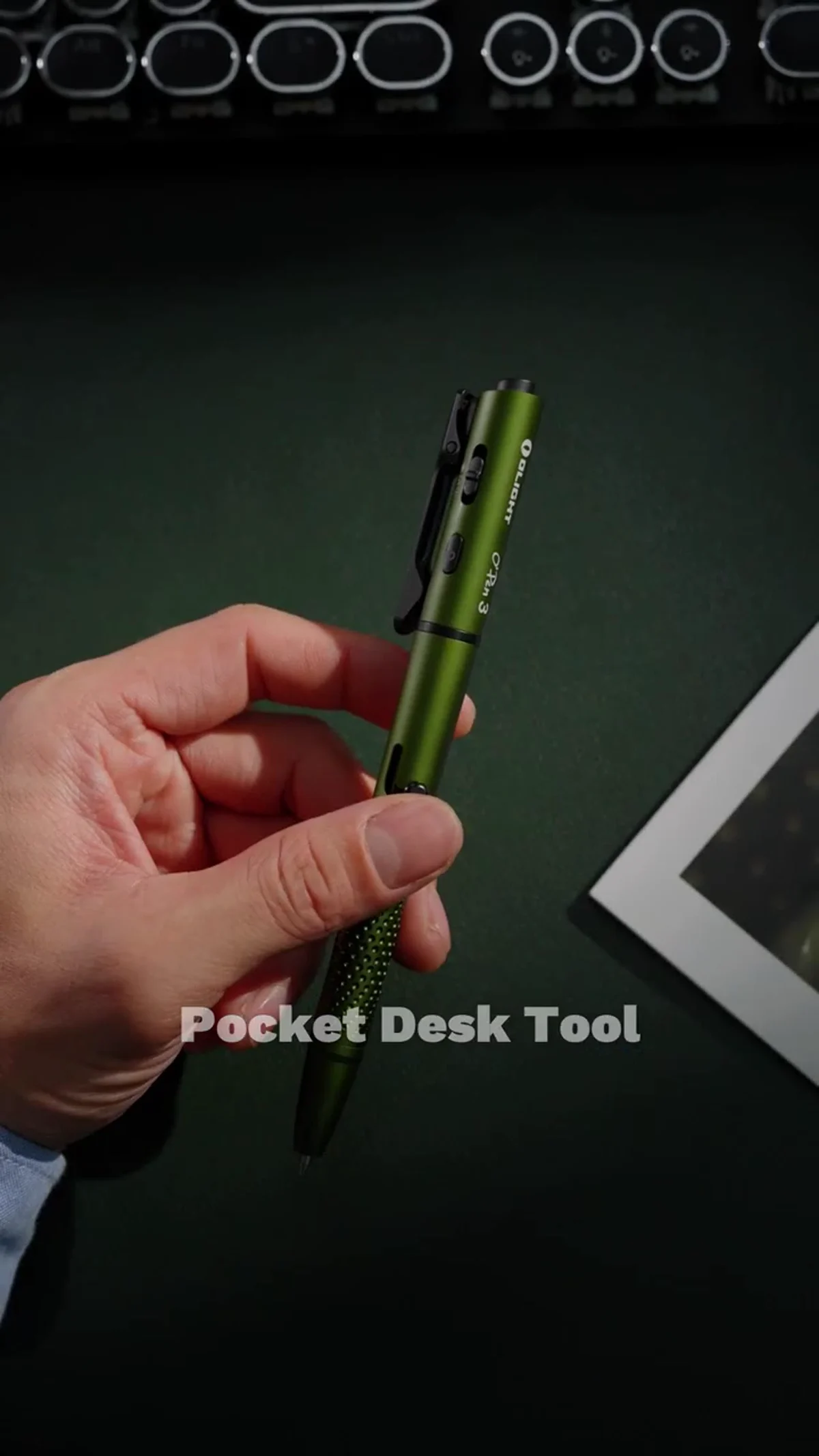 OLIGHT：Pocket_Desk_Tool低光干扰展示