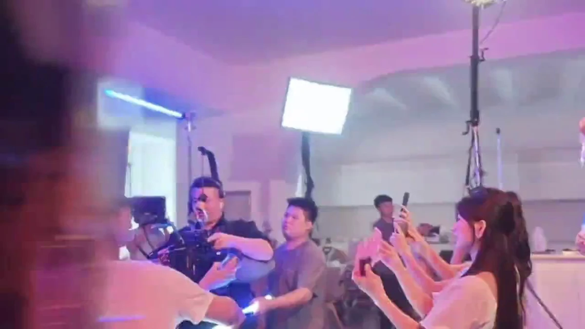 动感地带realme广告片霓虹派对运镜幕后