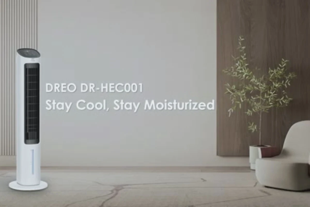 Dreo DR-HEC001：冷风加湿塔扇的清爽生活演示