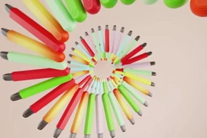 LUCKY BAR: 3D Visual Animation of Colorful Flavored Products