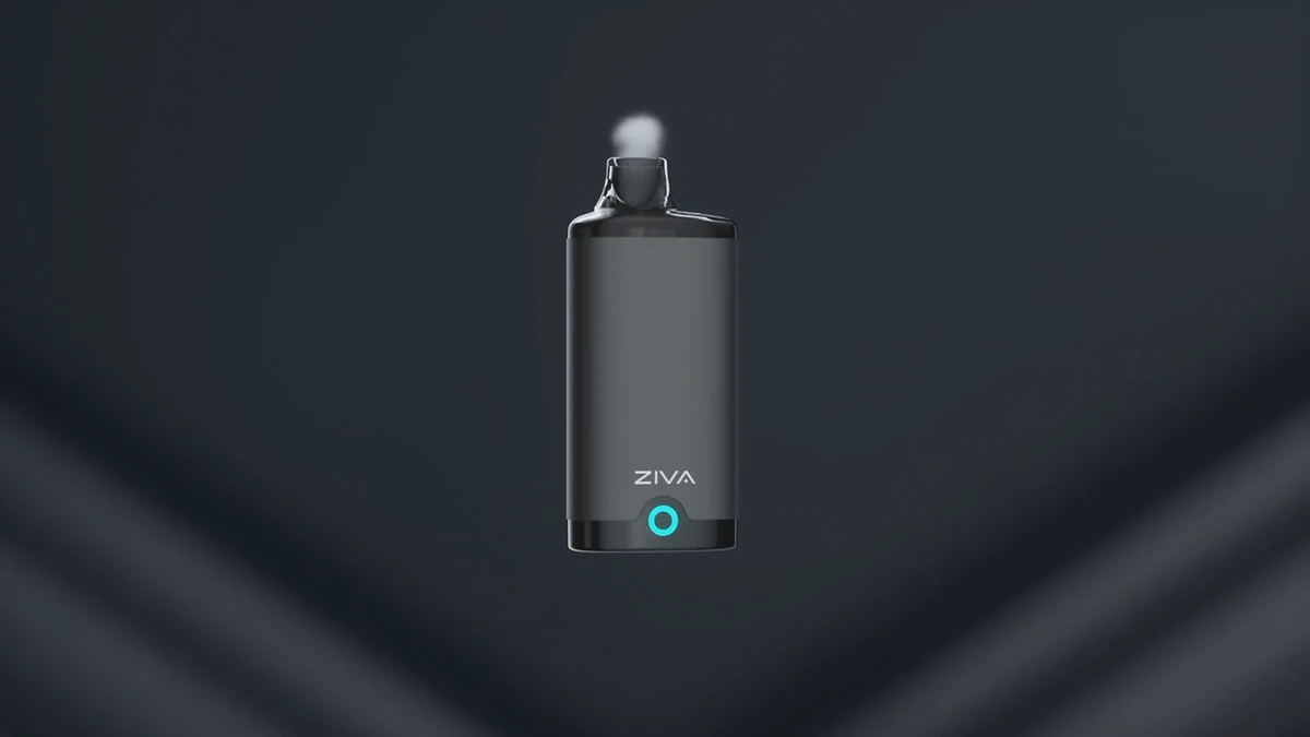 ZIVA 模块化产品动画关键帧，展示产品结构拆解与视觉层次