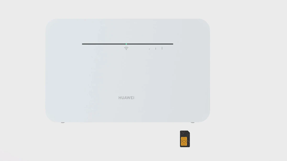 华为天际通旅行连接案例中的移动 Wi-Fi 设备与 SIM 卡关键帧