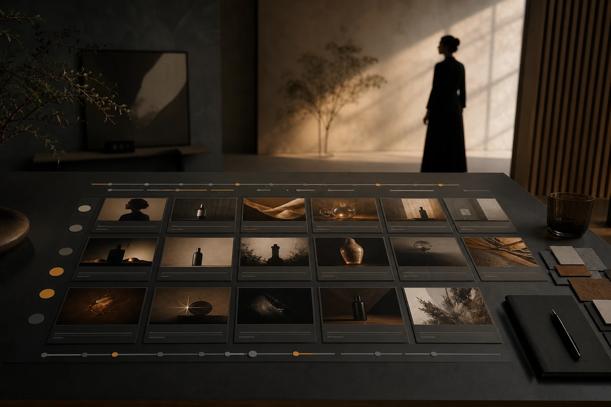 Commercial-image composition study.