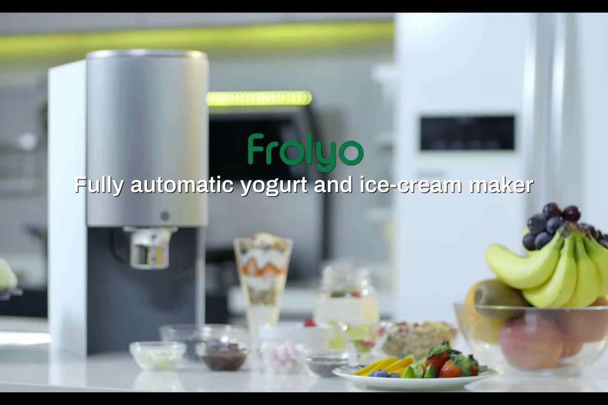 Frolyo全自动酸奶冰淇淋机：家庭制作场景产品片