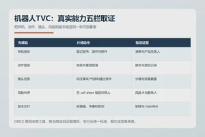 如何验证机器人TVC广告片团队的真实能力？