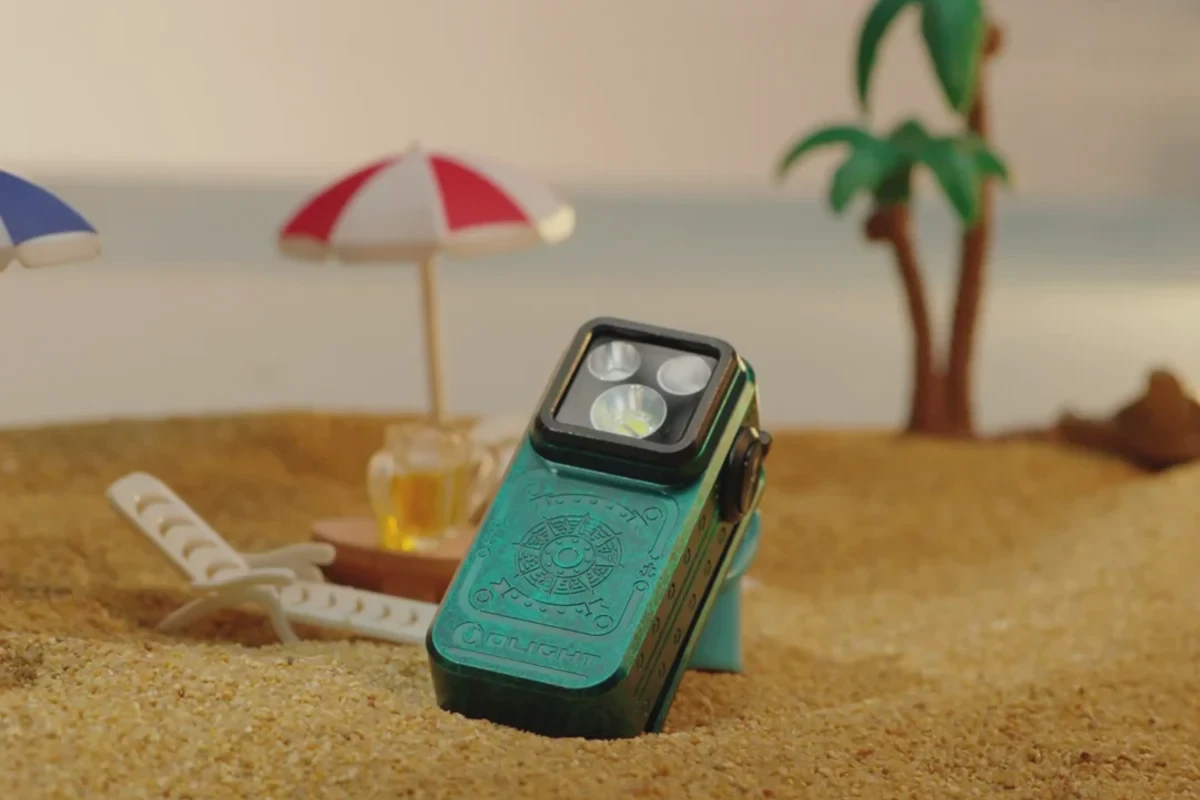 OLIGHT Oclip Pro S短视频｜水下遗迹与沙滩微缩创意