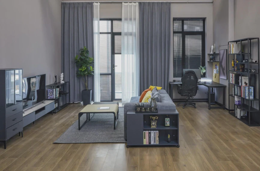 Tiancang · Guangming · Dark minimal apartment