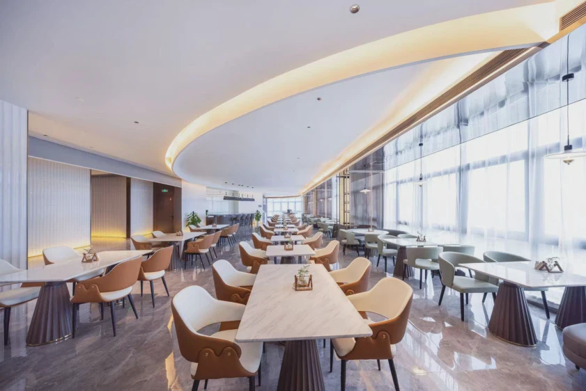 Tiancang · Guangming · Gym & restaurant · Adjacent building