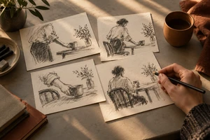 广告动态分镜：粗画面也能讲清一场戏